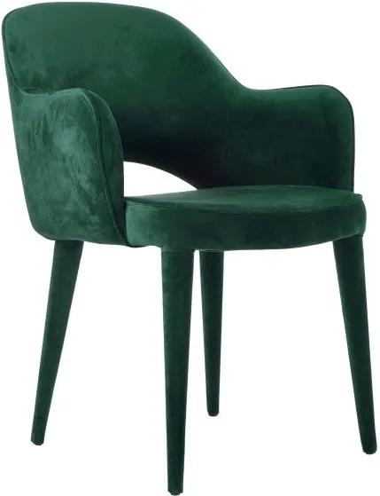 Pols Potten Pols Potten Chair Arms Cosy Stoel Velvet Green