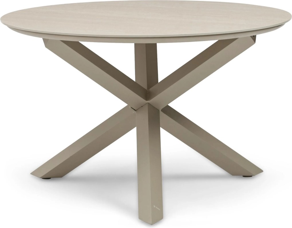 Dining Tuintafel 120 cm Zand/Beige Xento