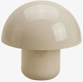 Zyora Tafellamp ↑30 Cm Van Ijzer Tapioca Beige - Sklum