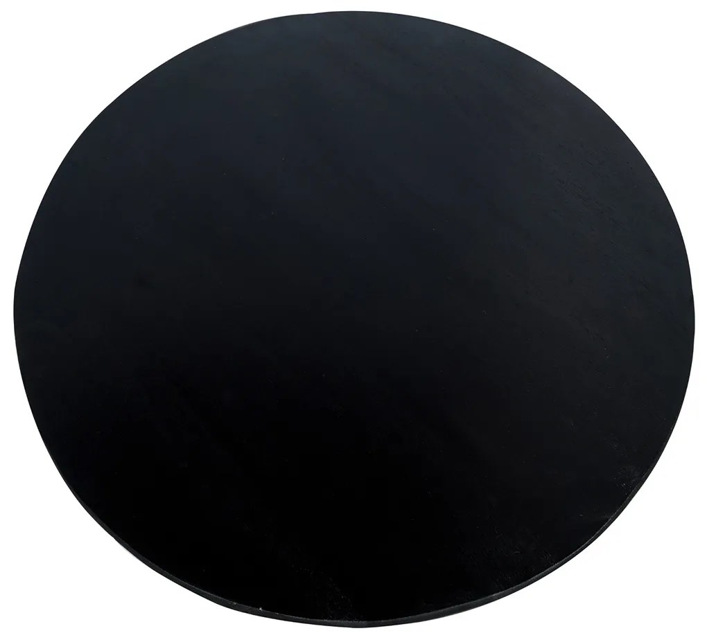 Starfurn Ferris Ronde Eettafel Zwart Eiken 110 Cm - 110 X 110cm.