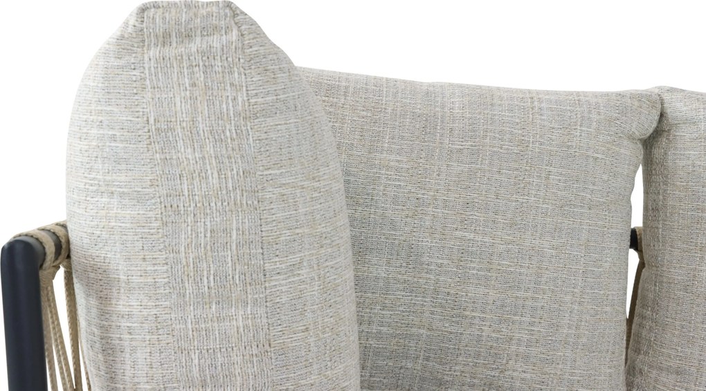 Dining Loungeset 7 personen Aluminium/rope Grijs  Lifestyle Garden Furniture Boretti