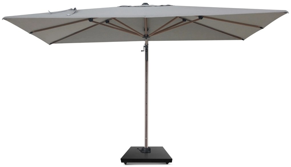 Zweefparasol 3x3.5m S2 Excellent (excl. voet) Grijs-antraciet Camello Luna