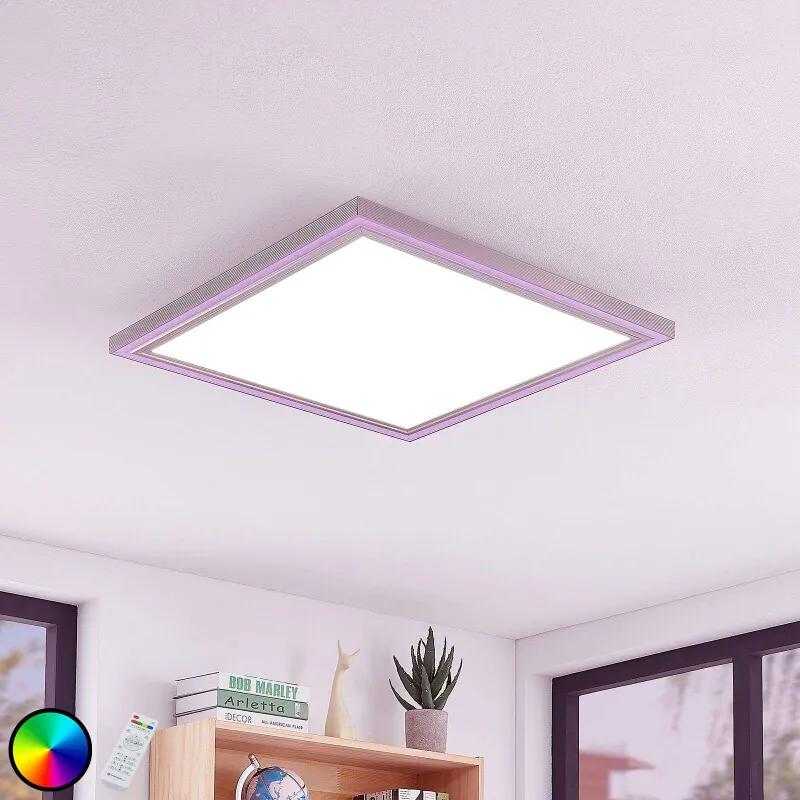LED plafondlamp Lynn, CCT+RGB, hoekig, 60x60 cm