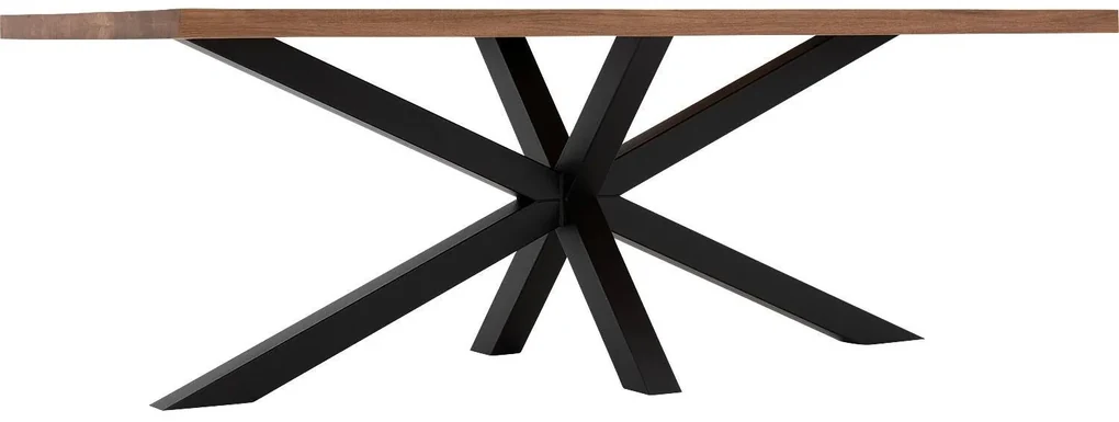 Goossens Eettafel Blade, Strak blad 220 x 100 cm 6 cm dik