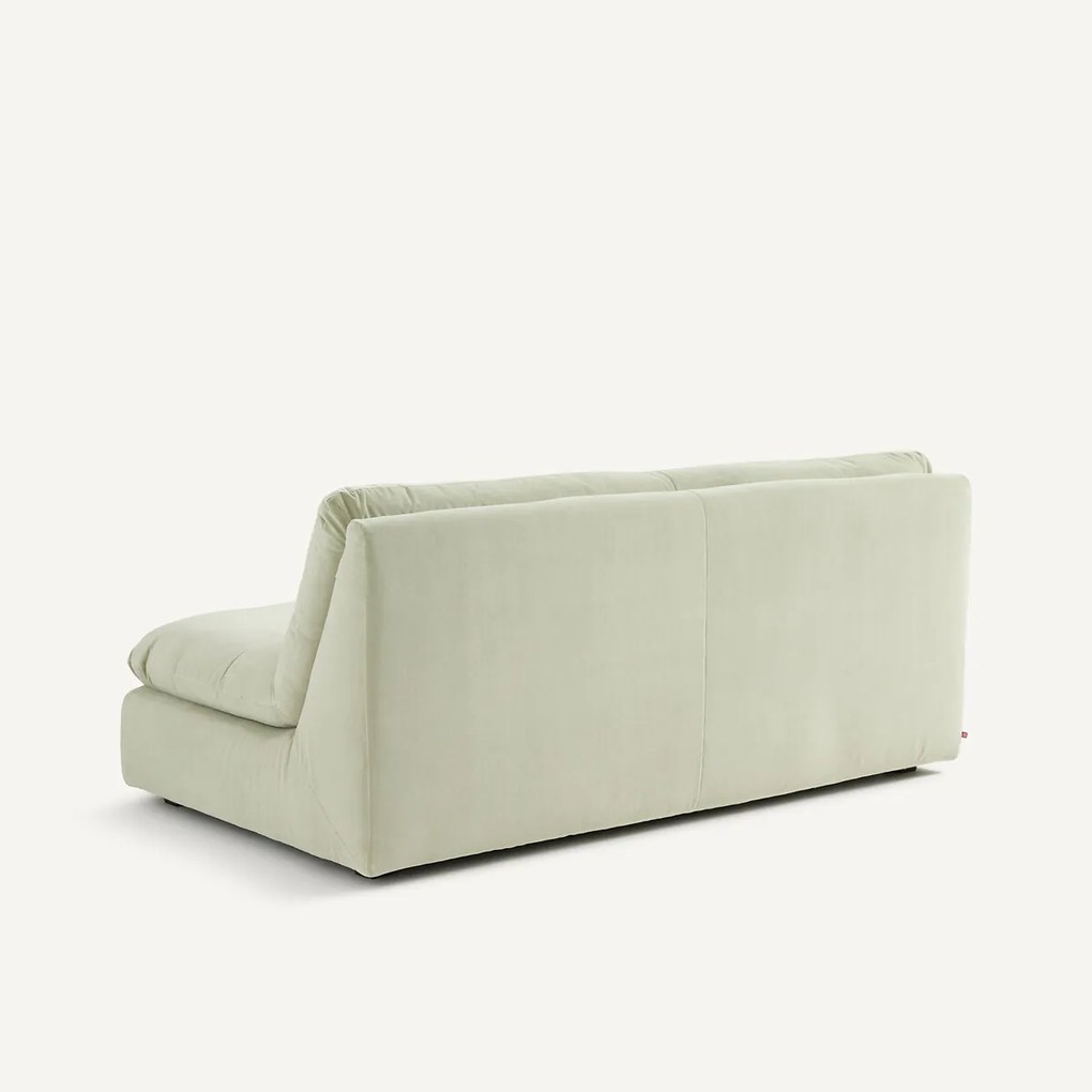 3-zits modulaire bank in stonewashed fluweel, GIULIANO