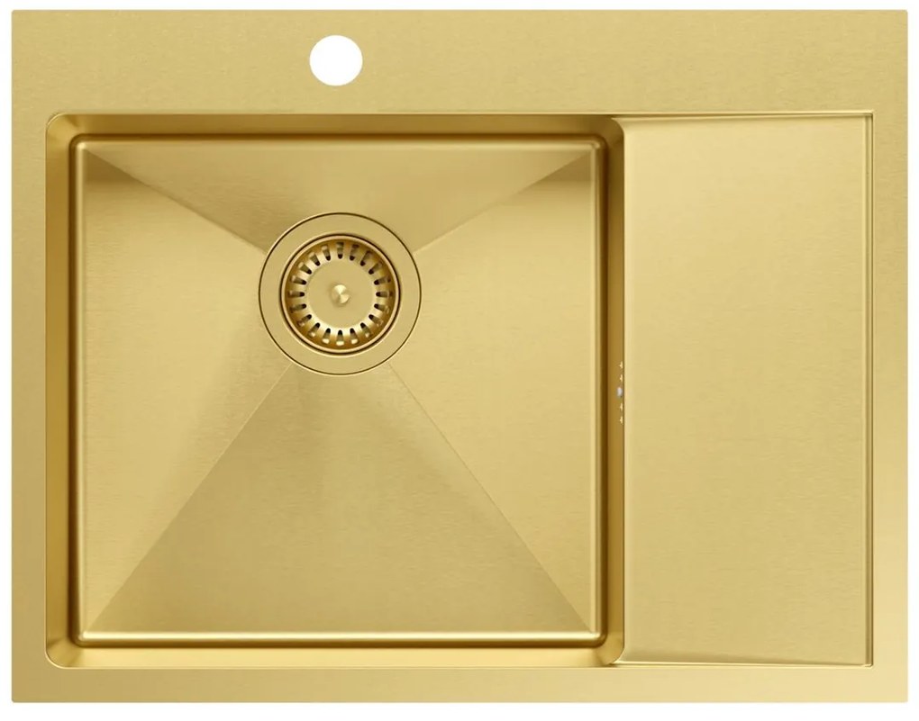 Stalen spoelbak RUSSEL 116 Gold