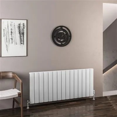 Eastbrook Malmesbury radiator 140x60cm aluminium 1394W wit mat