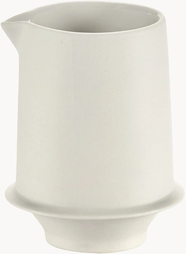 Handgemaakte porseleinen melkkan Dune, 240 ml