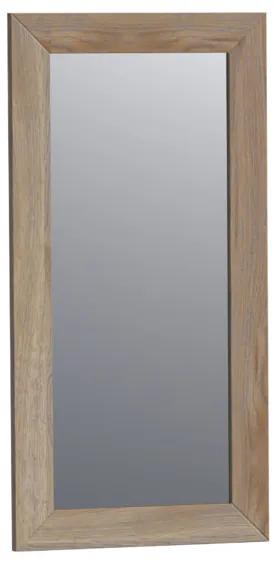 Saniclass Massief Eiken spiegel 40x80cm zonder verlichting rechthoek Vintage oak 30050VOG