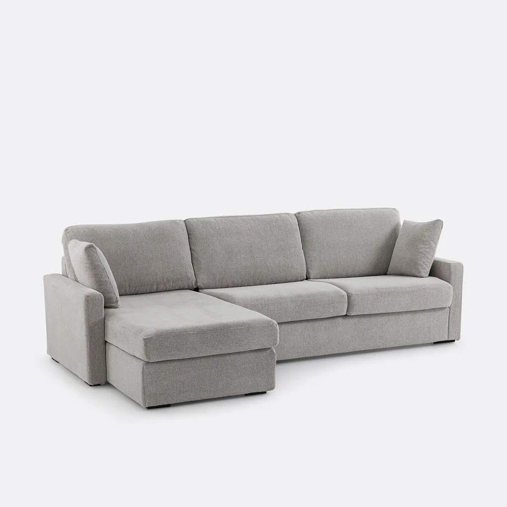 Hoekslaapbank gemêleerd met textuur, Premium HR,Timor