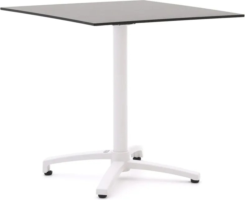 Inklapbare tafel Bellagio  | Vierkant  | Tuintafel Kunststof | 70x70cm | 2 personen | Kees Smit Tuinmeubelen
