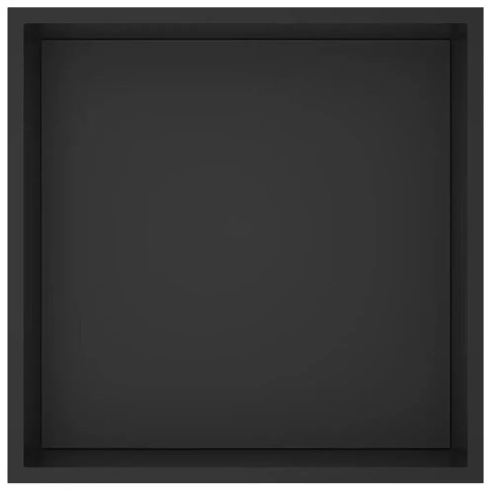 Best Design Nero Kaya inbouwnis 30,5x30,5x7cm mat zwart