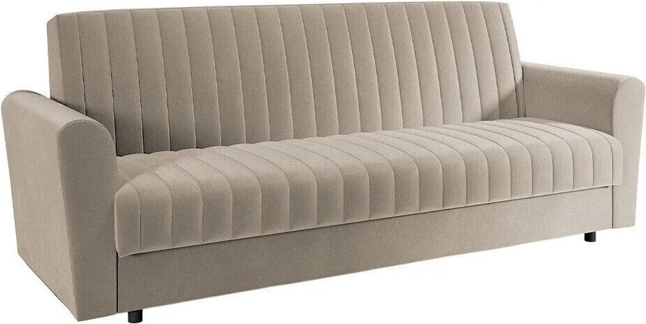 Slaapbank Columbus 142, Aantal zitplaatsen: 3, Aanwezig, 87x230x90cm, 63 kg, Poten: Kunststof, Hout: Grenen