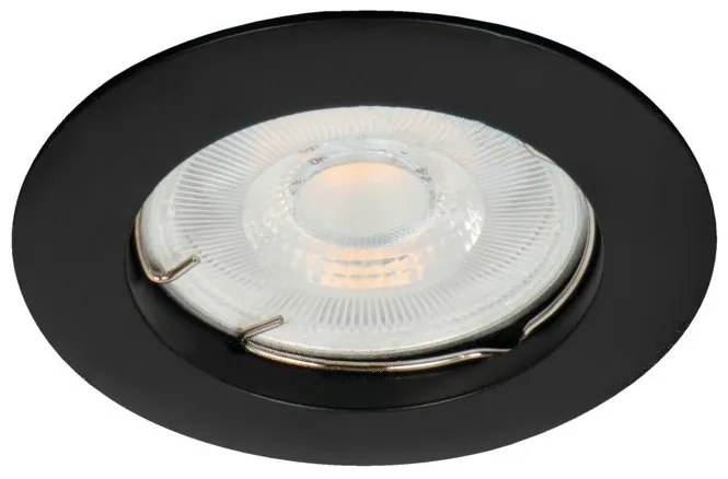 Sapho Luto ronde inbouwspot 10W zwart mat
