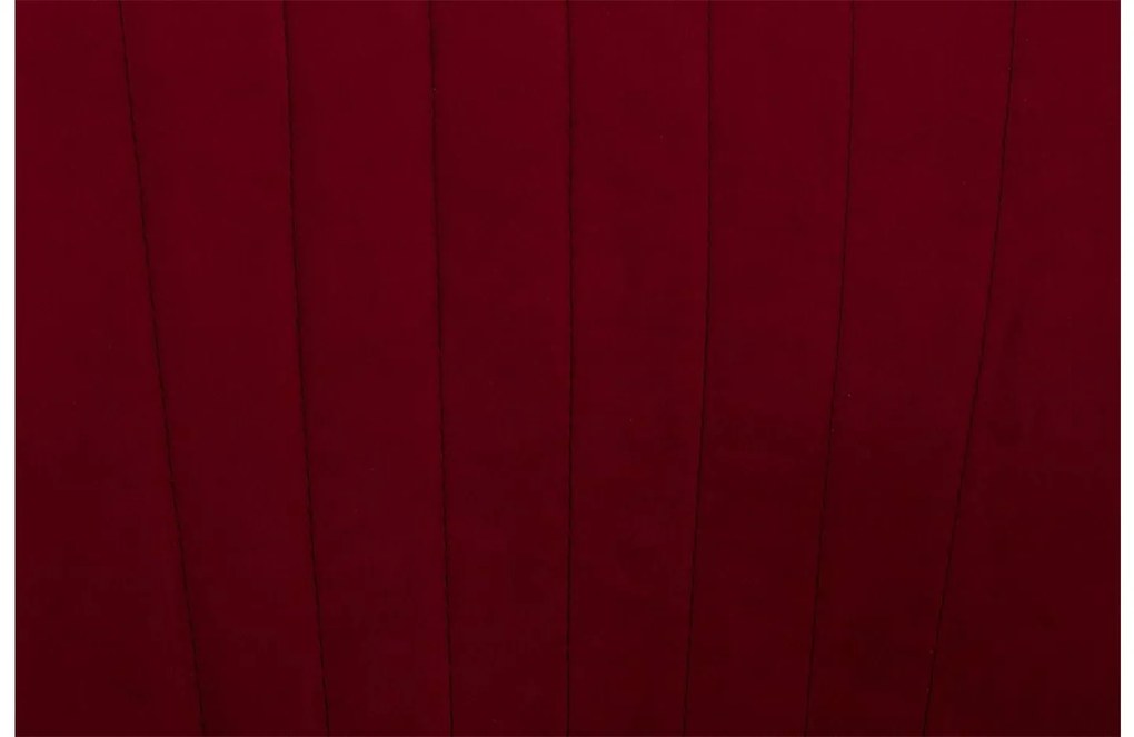 Goossens Eetkamerstoel Rob rood velvet stof met armleuning, urban industrieel