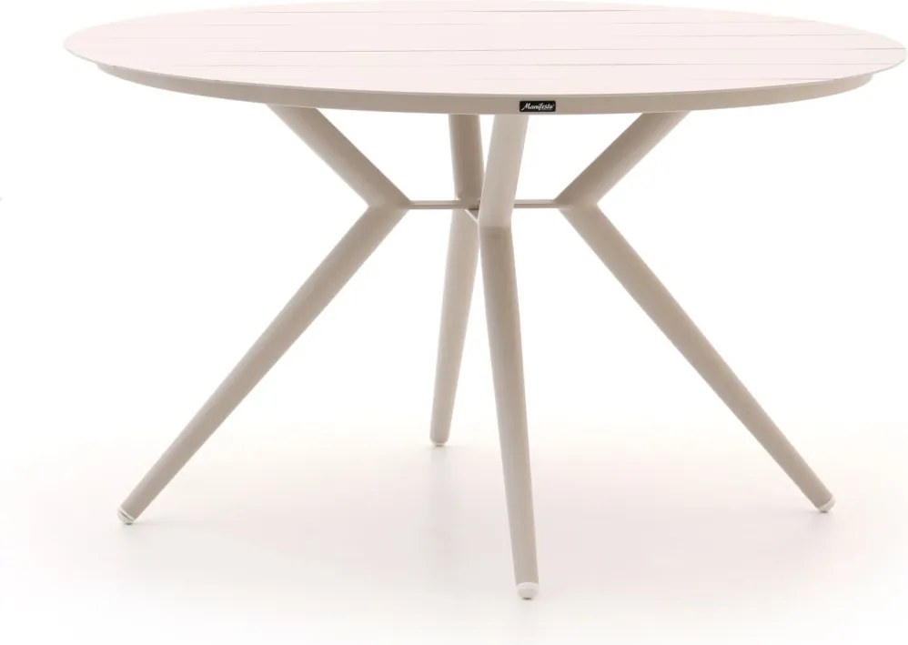 Tuin eettafel Manifesto  | Rond  | Tuintafel Aluminium | Ø127cm | 4 personen | Kees Smit Tuinmeubelen