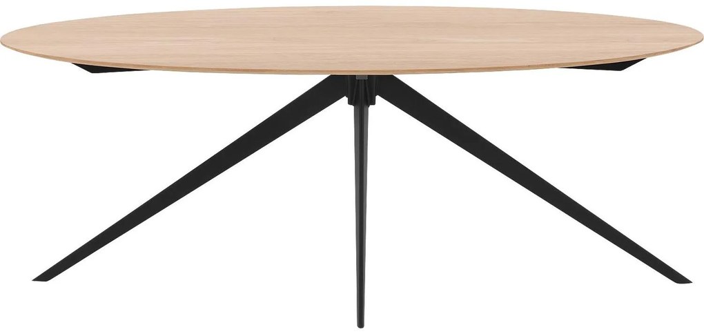 Goossens Excellent Eettafel Uniek, Ovaal 180 x 110 cm