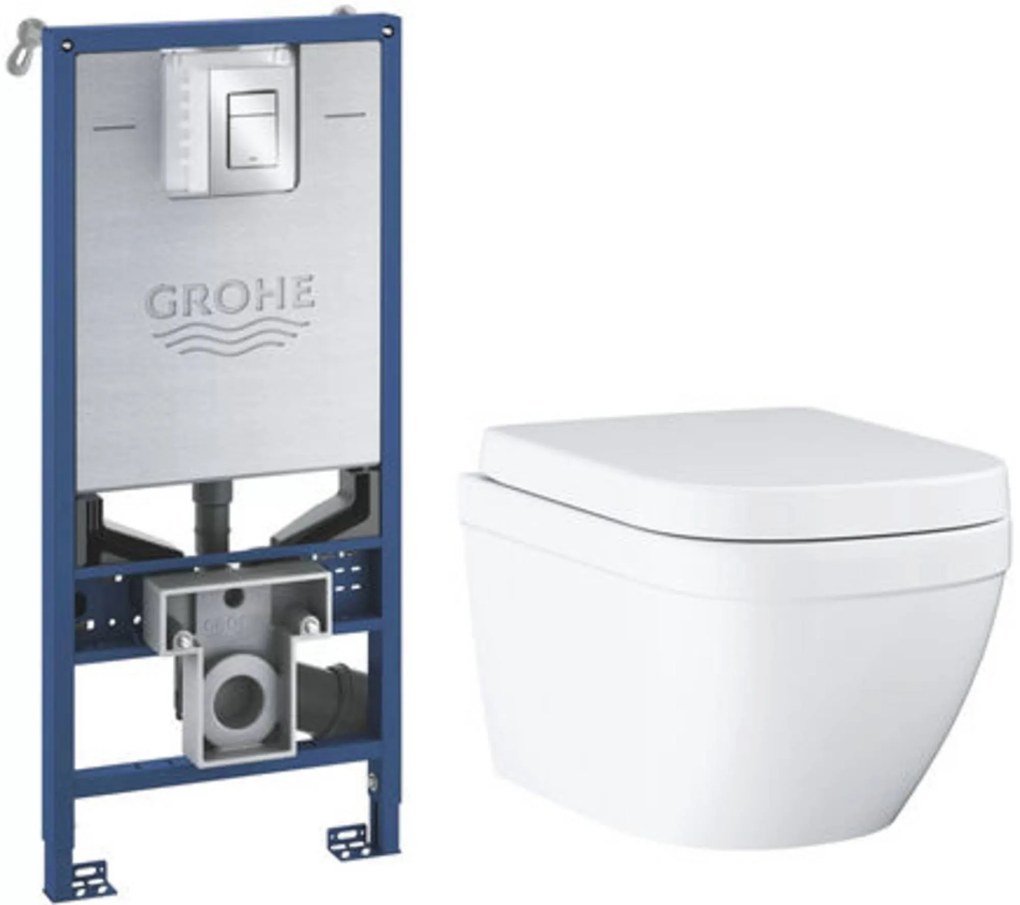 Grohe Euro complete toiletset met Rapid SLX inbouwreservoir