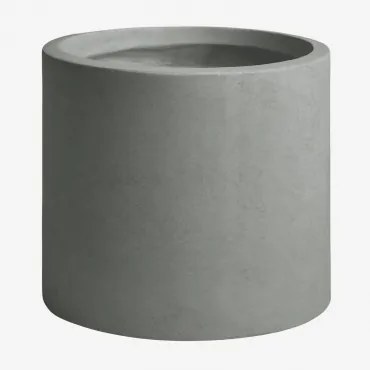 Aurevi Betonnen Buitenbloempot Ø55 Cm & Grijs – Koel - Sklum