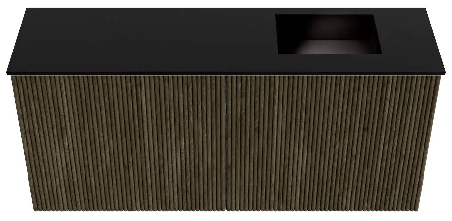 Mondiaz Joya 90cm toiletmeubel shadow met wastafel faye rechts zonder kraangat urban