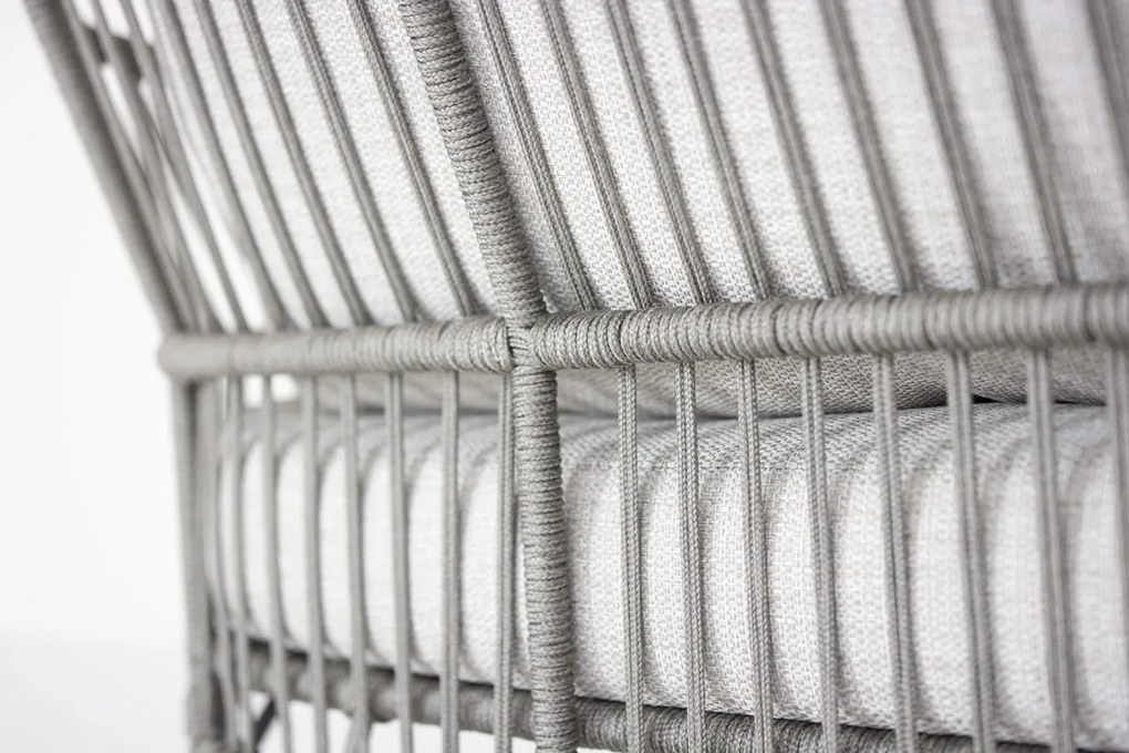 4 Seasons Outdoor Ancora loungeset antraciet Silver Grey SALE Loungeset antraciet weerbestendig