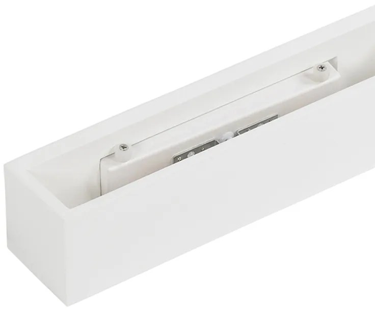 Moderne wandlamp wit 2-lichts - Tjada Novo