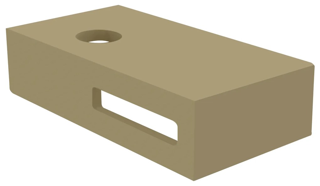 Best Design Malo fonteinplanchet zonder kom 40x12x10cm sandstone