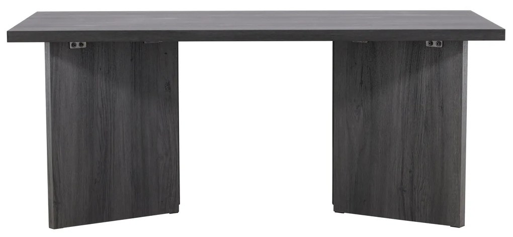 Jörn Eettafel - Bas - Fineer Wood Look - Zwart - 180x90 cm - Jorn