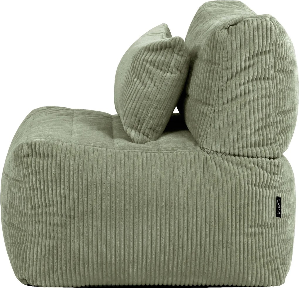 Noa Modulair Zitelement Corduroy - Saliegroen
