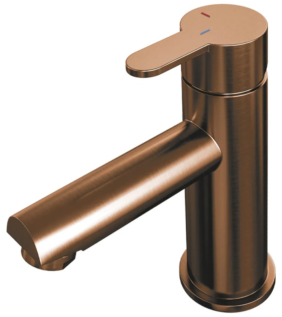 Brauer Copper Edition ColdStart wastafelkraan energy-saving model D koper geborsteld PVD