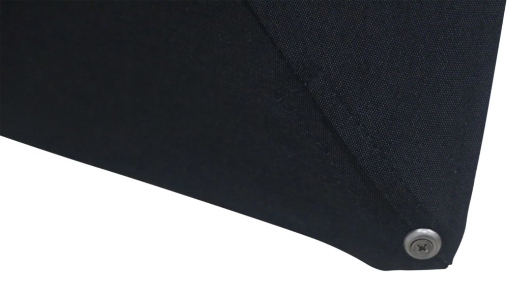 Zweefparasol 3x3m S2 Excellent (excl. voet) Grijs-antraciet Camello Luna LED