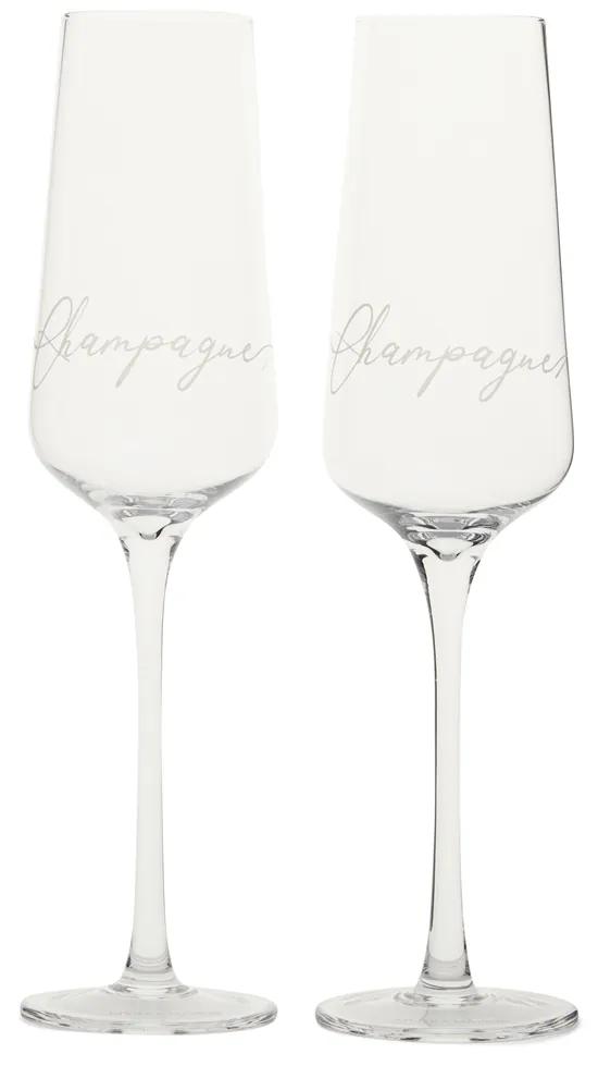 Rivièra Maison - RM Champagne Glass 2 pcs - Kleur: transparant
