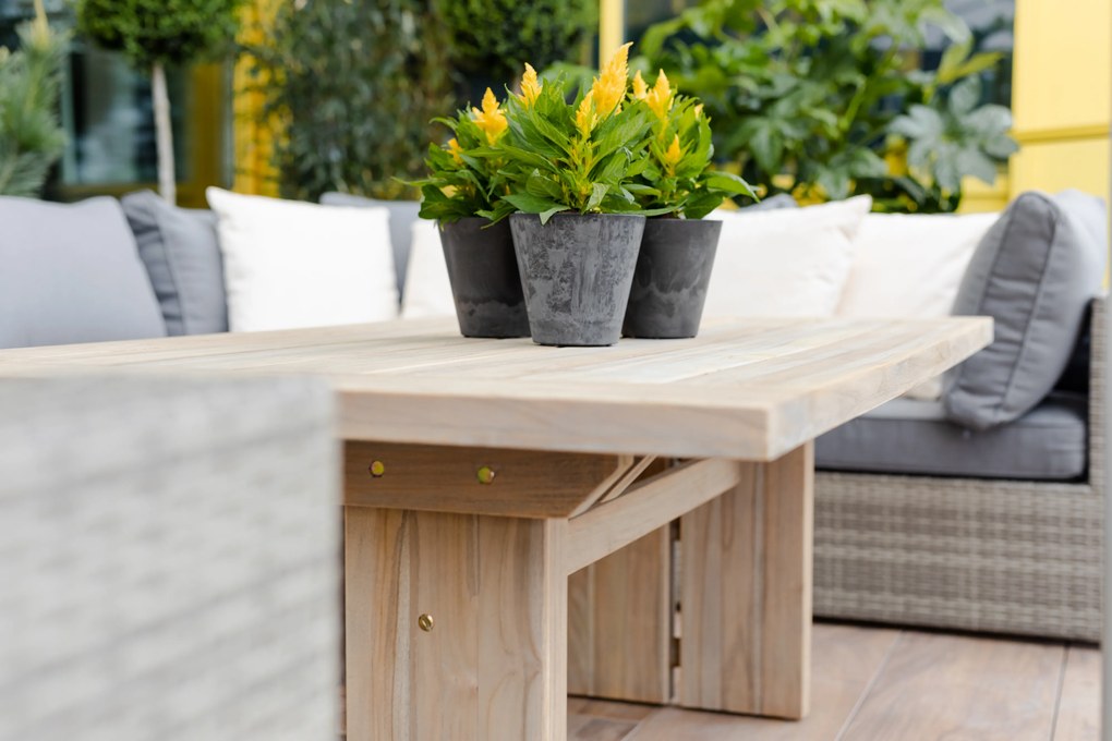 ROUGH-L lounge/dining tuintafel 160x90x61cm