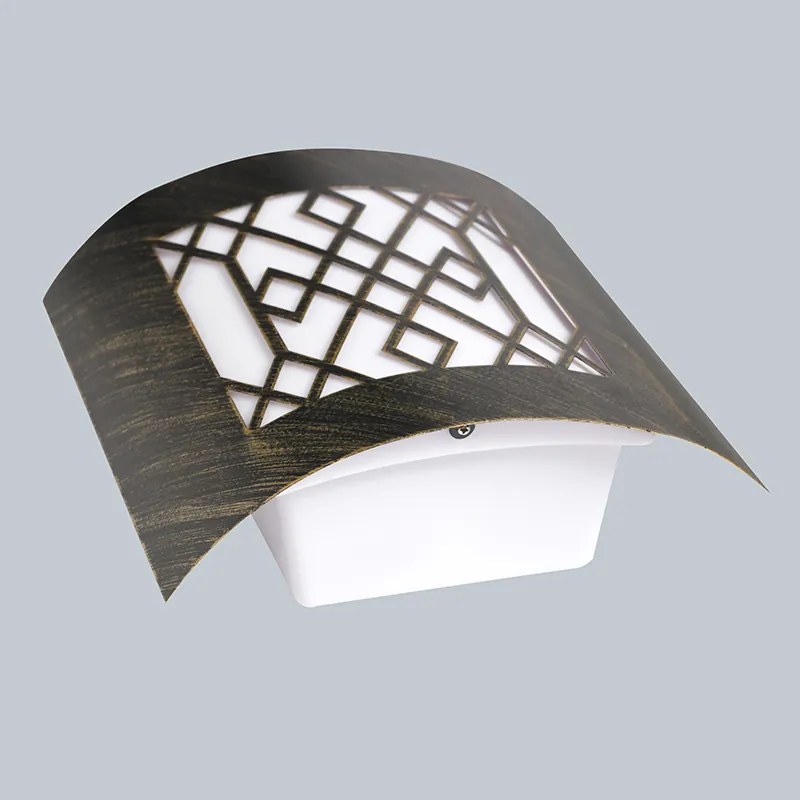 Moderne buitenwandlamp roestbruin IP44 - Emmerald Classic