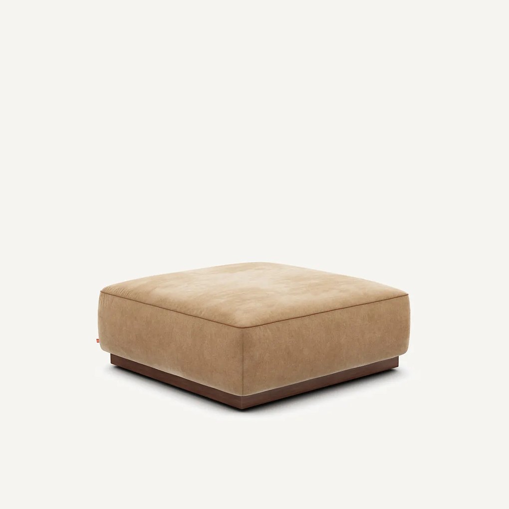 Voetensteun in stonewashed fluweel, JACOPO