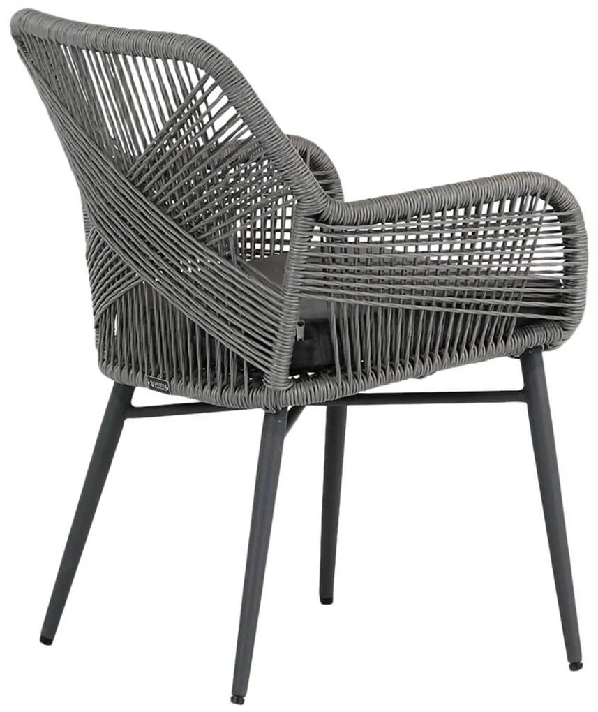 Tuinset 4 personen 180 cm Rope Grijs Lifestyle Garden Furniture Advance/Sophia