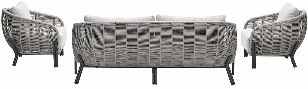 Garden Impressions Padula loungeset 4-delig - taupe