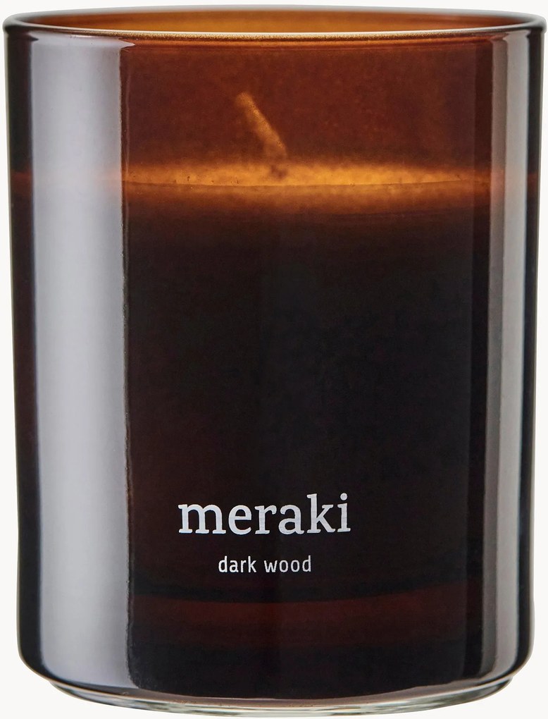 Geurkaars Dark Wood (nootmuskaat, kruidnagel & amber)