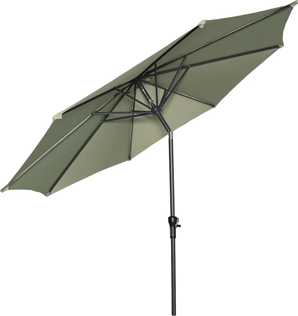 Garden Impressions Lotus stokparasol Ø300 cm - olijf