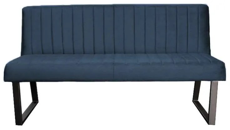 Eetkamerbank - Hengelo -  stof Element blauw 13 - 140 cm