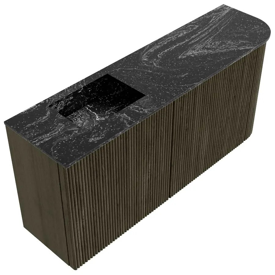 Mondiaz Joya DLux 90cm toiletmeubel ronding rechts shadow met wastafel faye links 1 kraangat lava