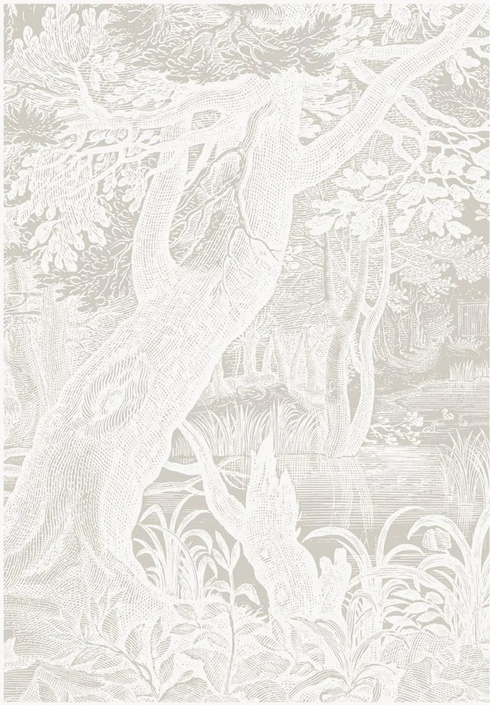 Behang Engraved Landscapes