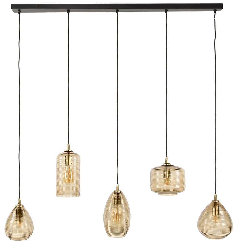 Hanglamp Smoked Bruin Glas