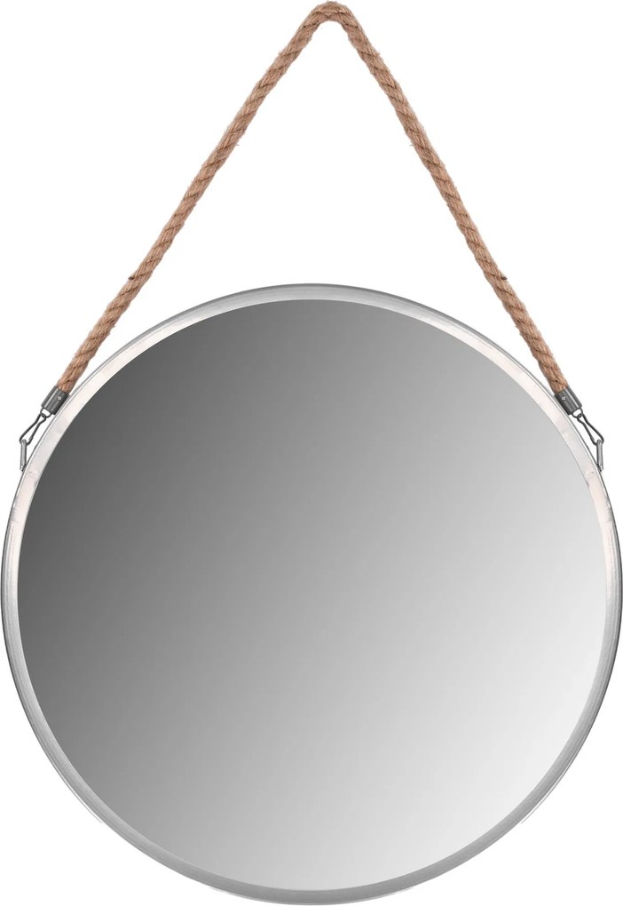 CIRKELSPIEGEL 40CM ZILVER KLMH-0410S-1