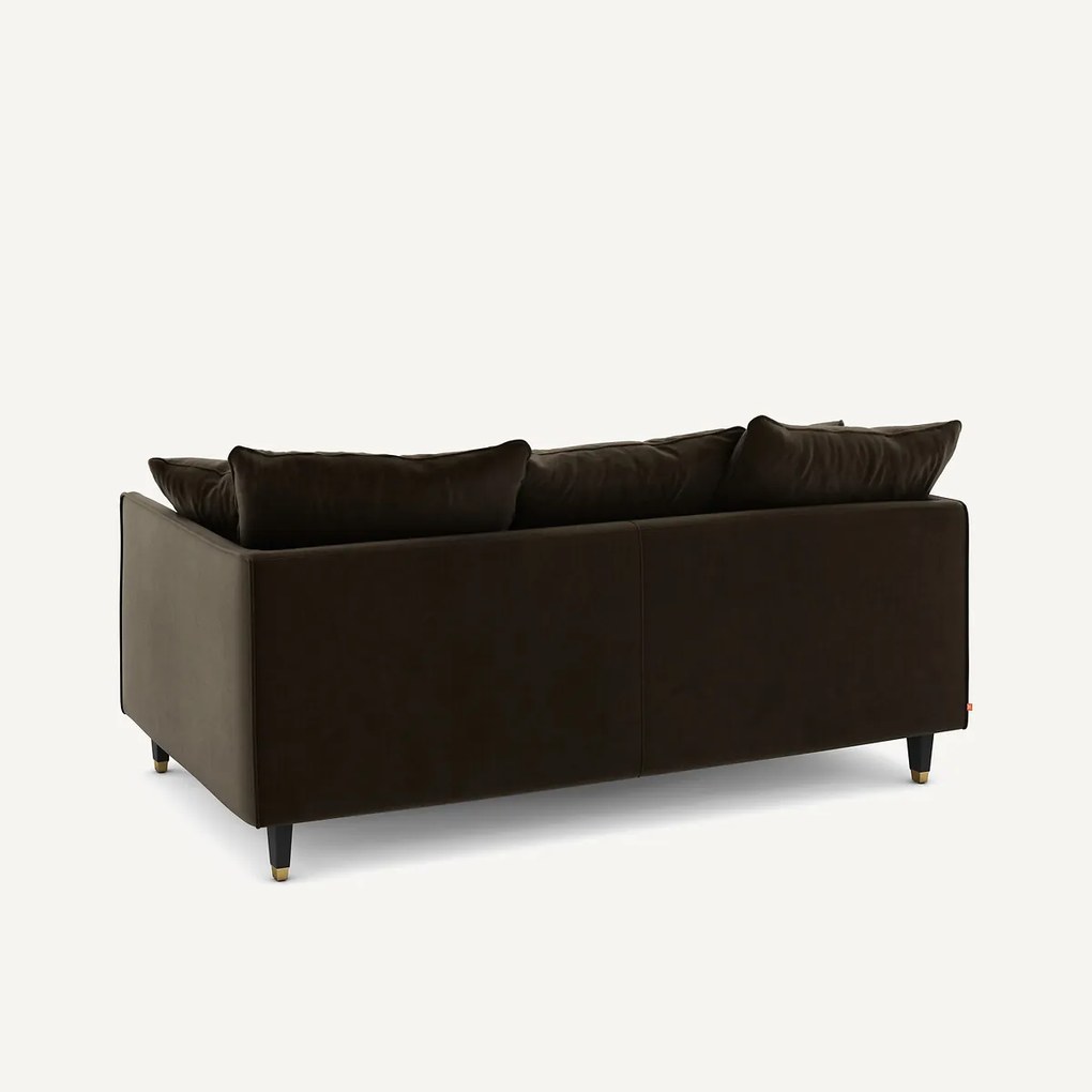 3-zits compacte fluwelen zetel, Lazare