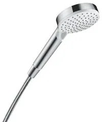 Hansgrohe Crometta Vario handdouche m. 2 straalsoorten ø10cm m. krachtige regenstraal en intensieve waterstraal chroom/wit