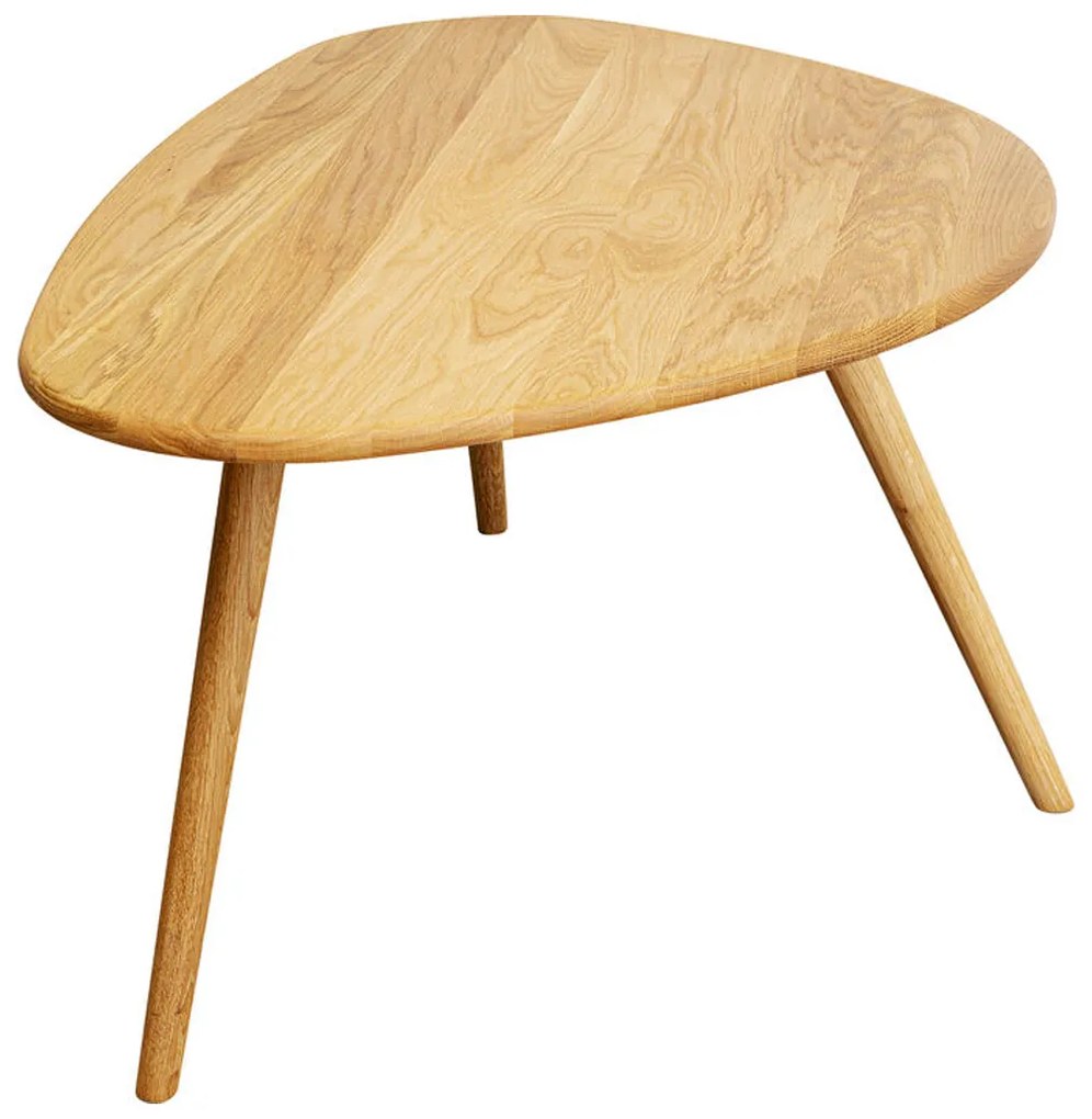 Kare Design Vigo Eiken Salontafel Organisch - 90 X 62cm.