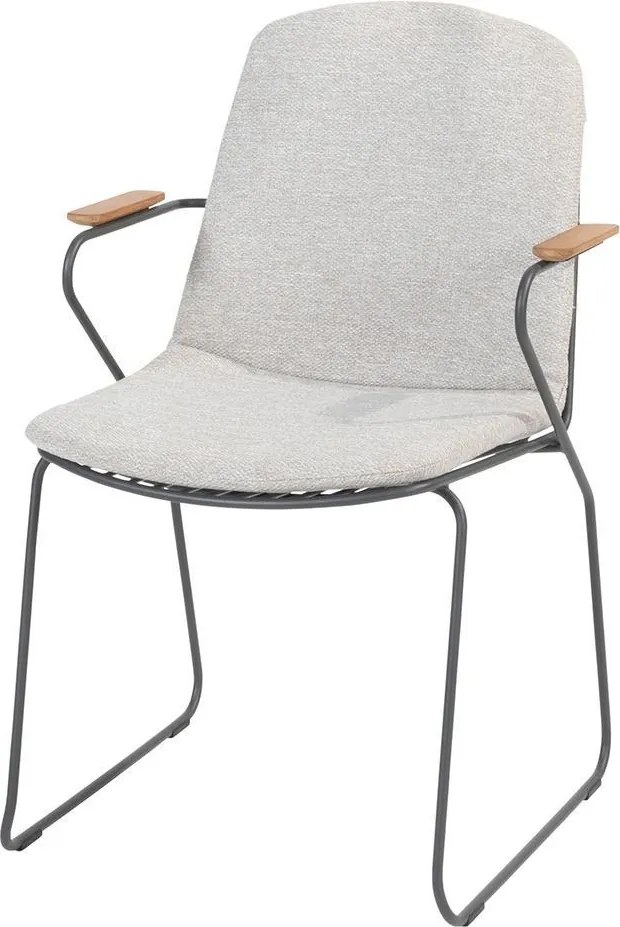 4 Seasons Outdoor Veneto stapelbare tuinstoel - antraciet