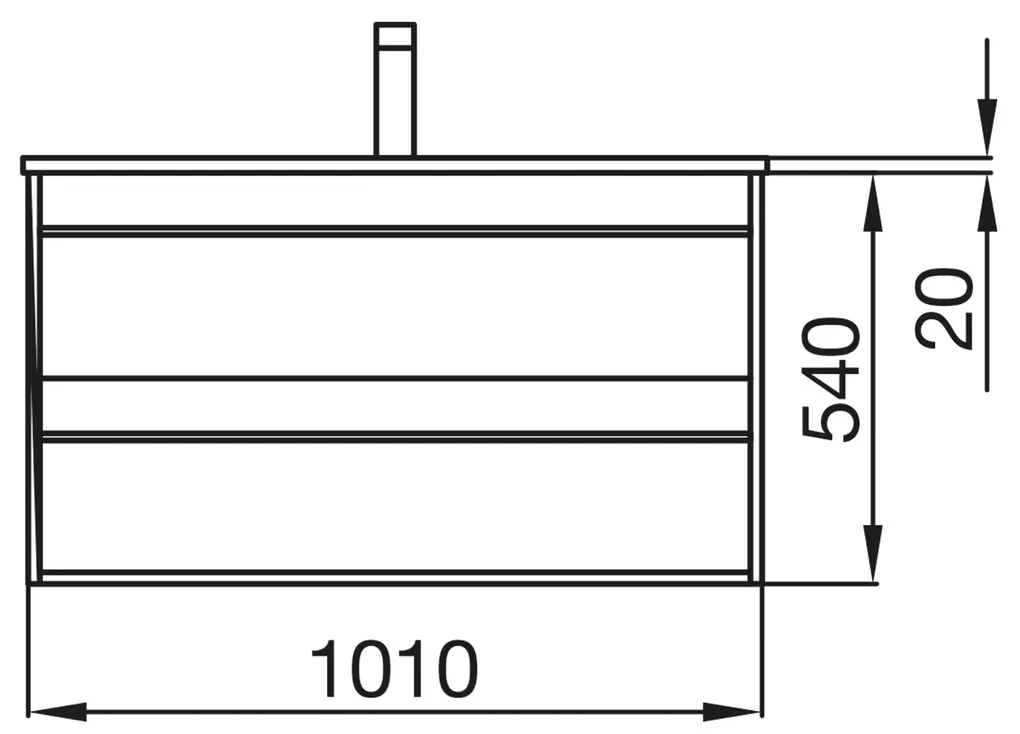 Muebles Resh badkamermeubel wit hoogglans 100cm met zwarte wastafel en kraangat