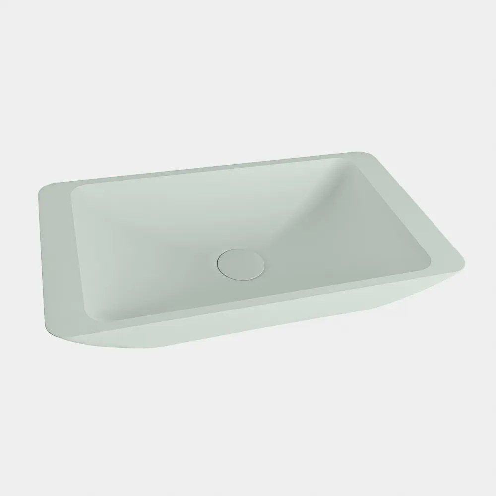 Mondiaz Topi Solid Surface waskom 60x35cm greey